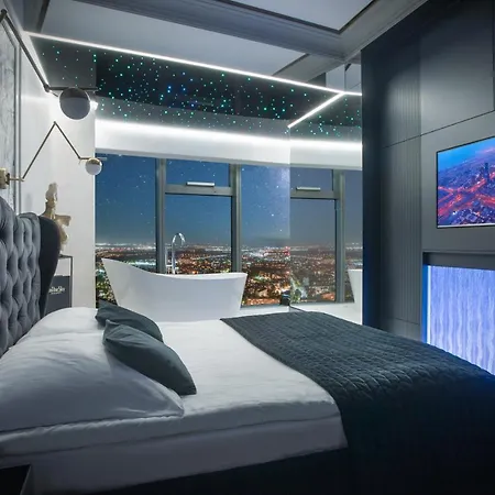 In The Sky - W Sky Tower Apartment Wroclaw